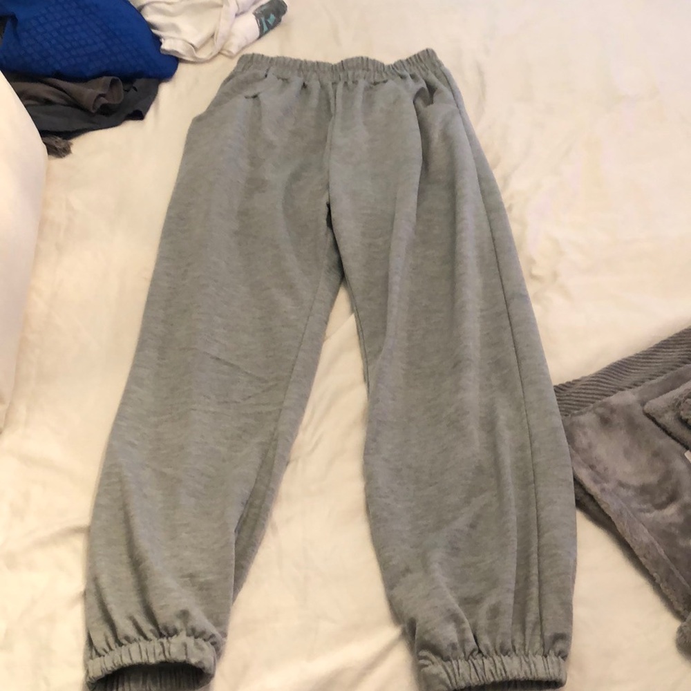 Gray shein sweatpants